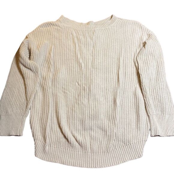 A.N.A Cable Knit Lattice Fisherman Sweater - Picture 3 of 9